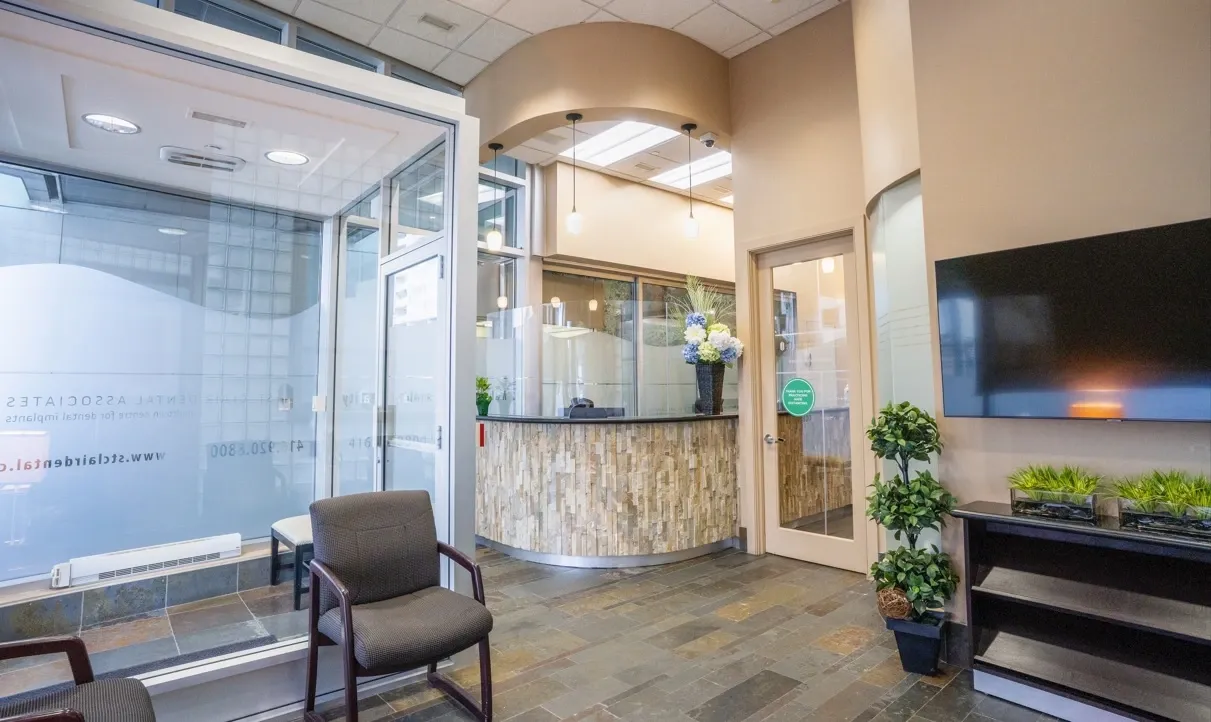 St. Clair Dental reception area